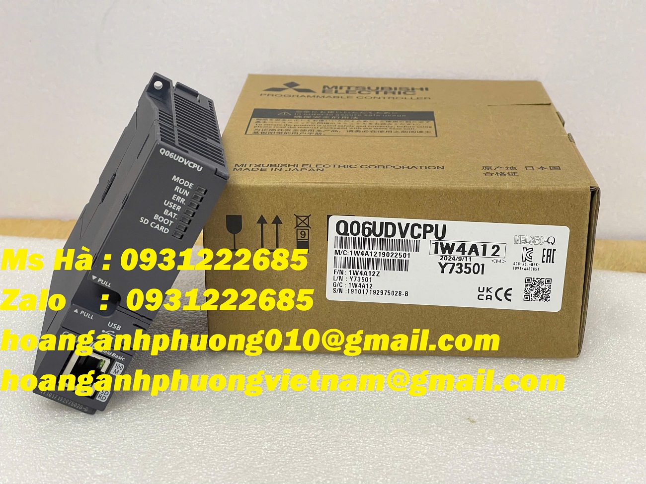 Bộ lập trình PLC CPU Mitsubishi Q06UDVCPU - Điện Công Nghiệp